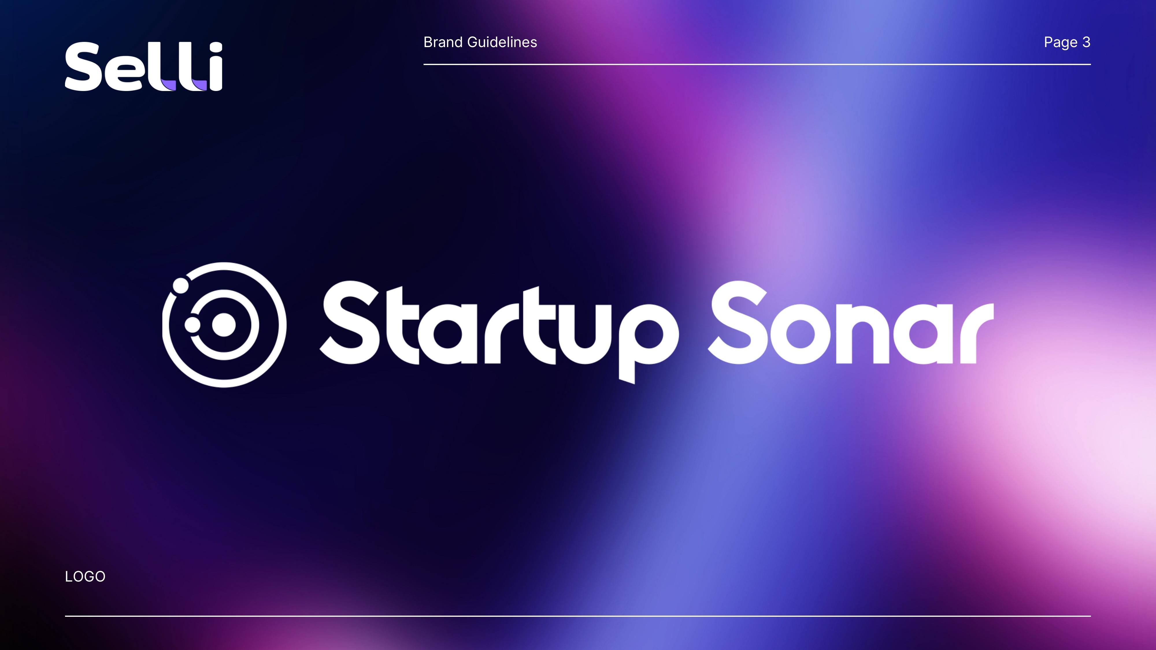 Startup Sonar: Brand Identity für eine Business-Intelligence-Plattform