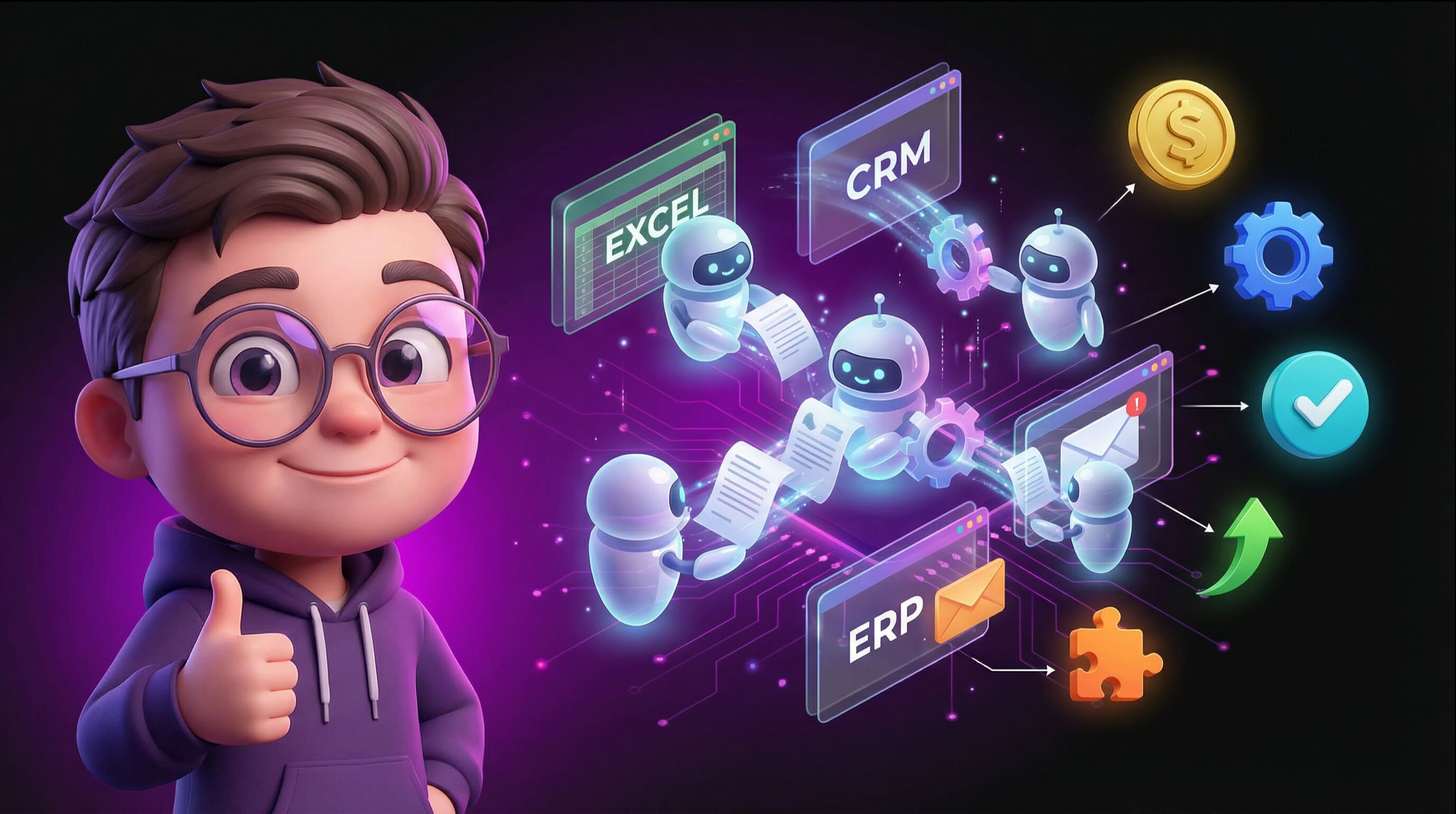 RPA (Robotic Process Automation): Überlassen Sie langweilige Aufgaben den Robotern und befreien Sie Ihr Team