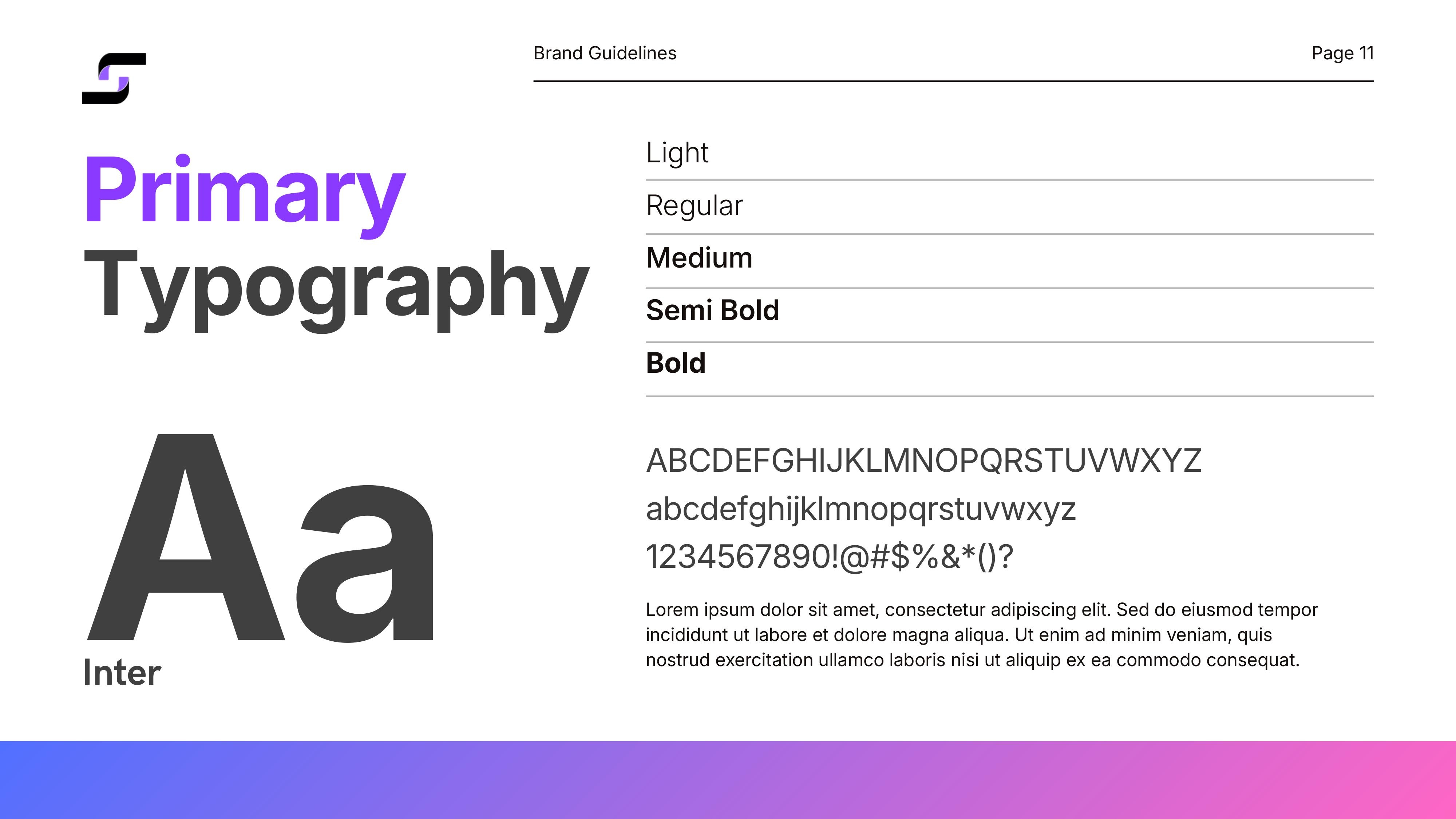 Sezione Brand Imagery