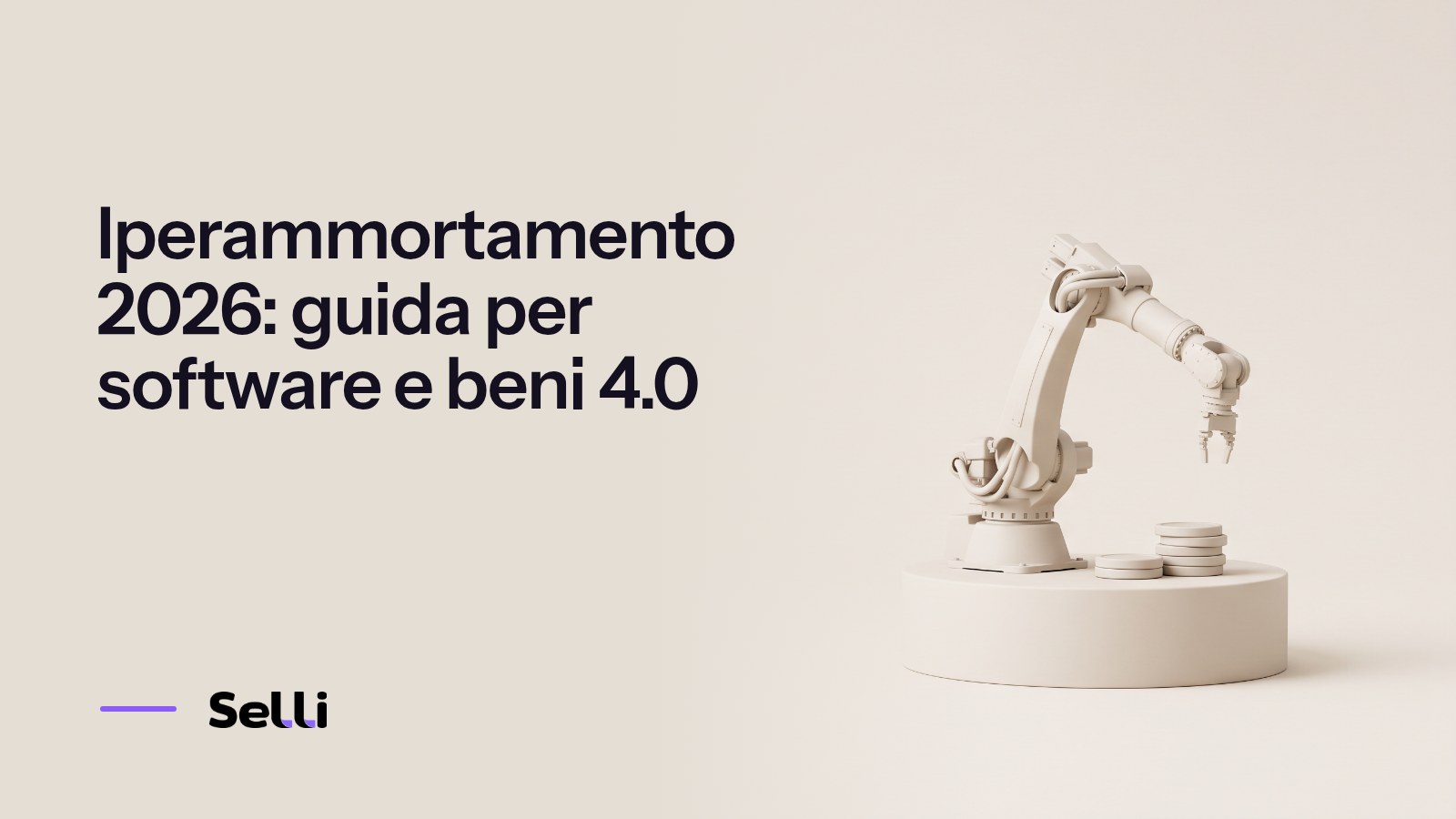 Hyperabschreibung 2026 in Italien: Leitfaden für Software und 4.0